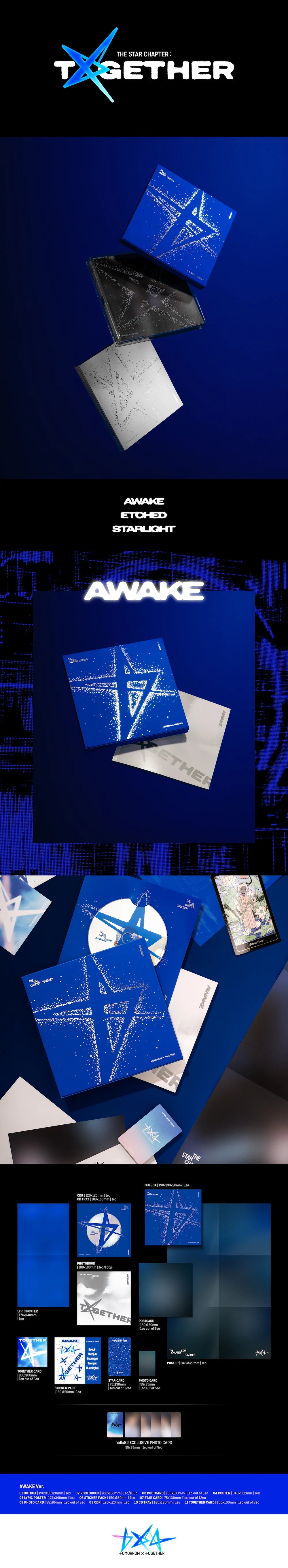 (PREVENTA) TXT - 4th Studio Album “THE STAR CHAPTER: TOGETHER” (HELLO82 EXCLUSIVE)