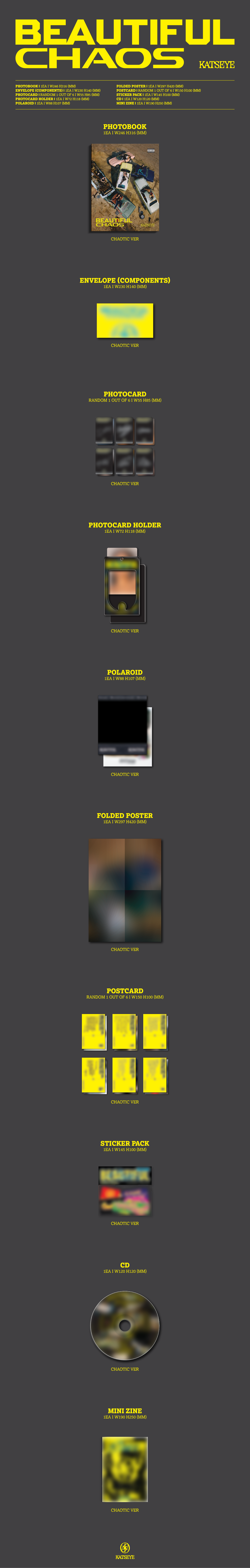 (PREVENTA) KATSEYE - BEAUTIFUL CHAOS