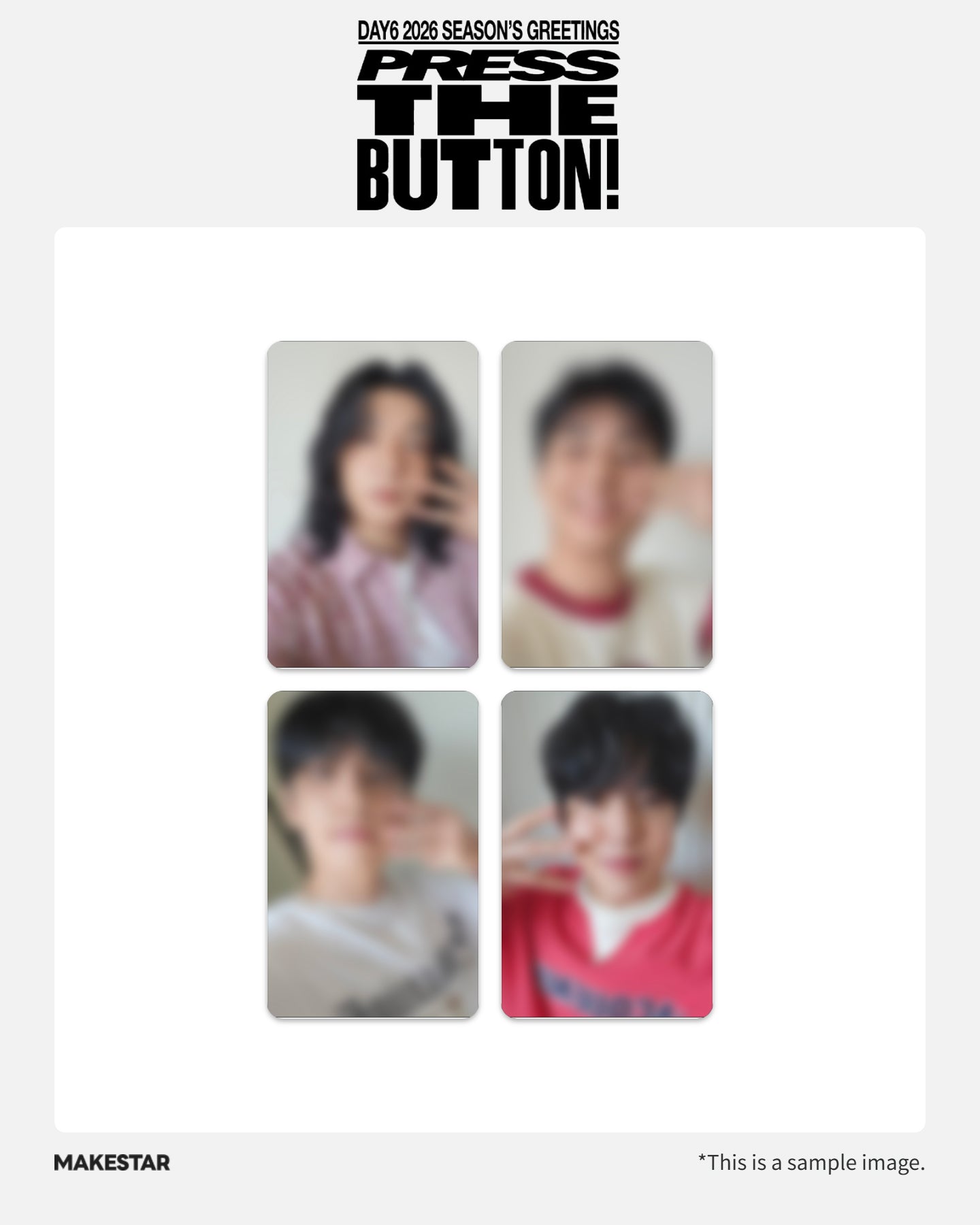 (PREVENTA) JYP - 2026 SEASON'S GREETINGS + MAKESTAR GIFT
