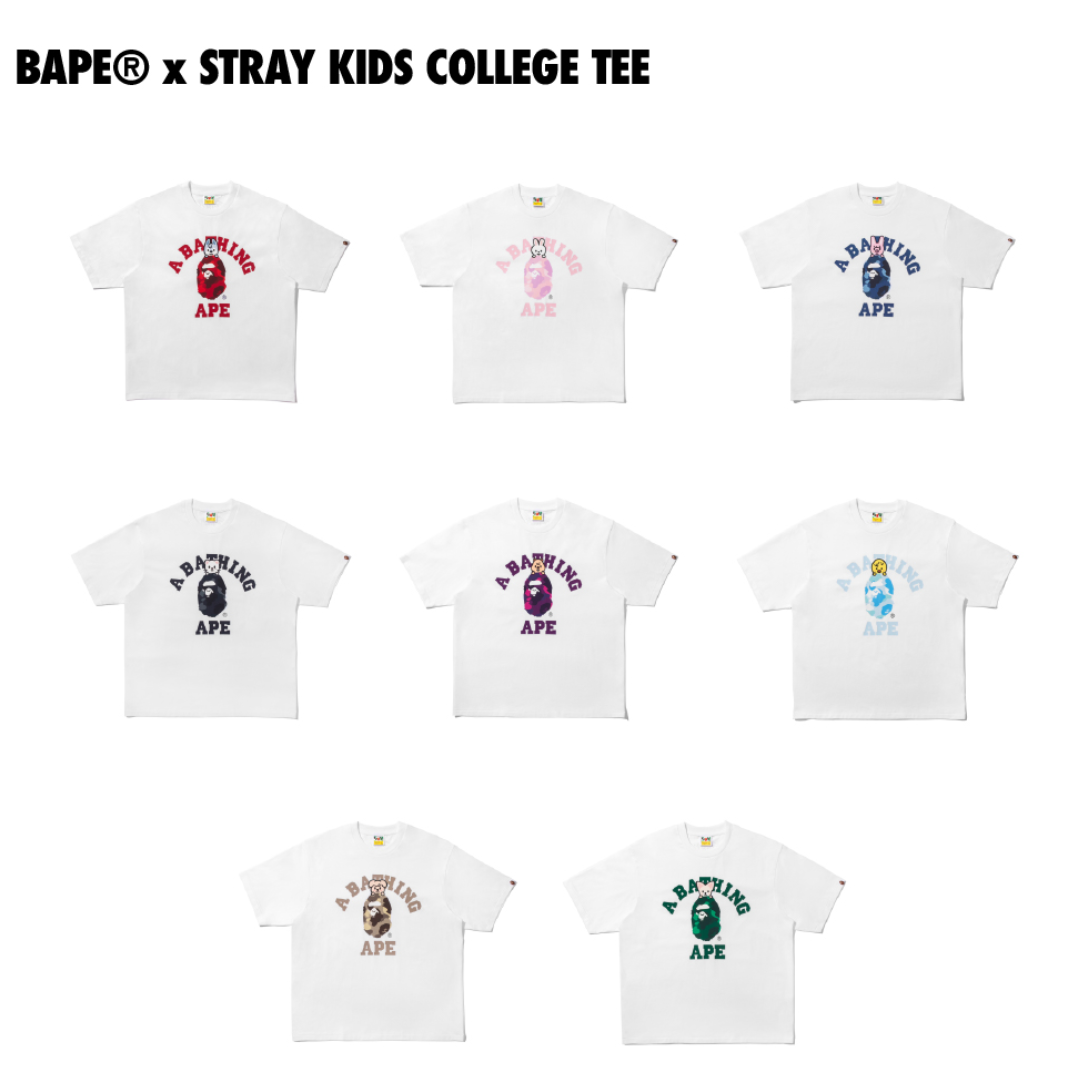 (PREVENTA) SKZ X BAPE - STRAY KIDS X BATHING APE GOODS