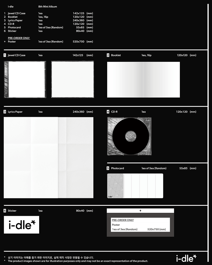 (PREVENTA) I-DLE - 8th Mini Album + WEVERSE GIFT (EARLY BIRD)