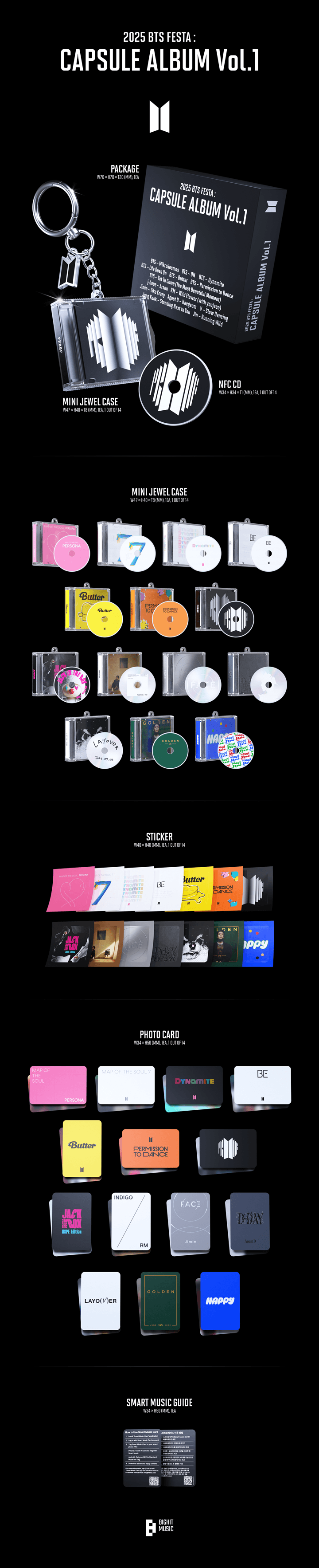 BTS - 2025 BTS FESTA : CAPSULE ALBUM Vol.1 + WEVERSE GIFT