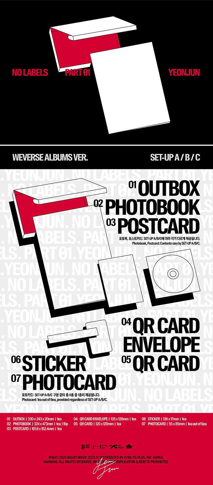 (PREVENTA) YEONJUN - NO LABELS: PART 01