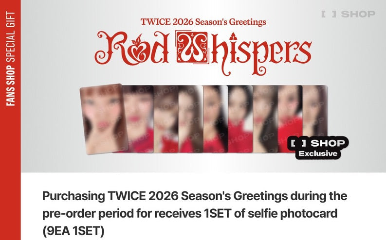 (PREVENTA) JYP - 2026 SEASON'S GREETINGS + FANS SHOP GIFT