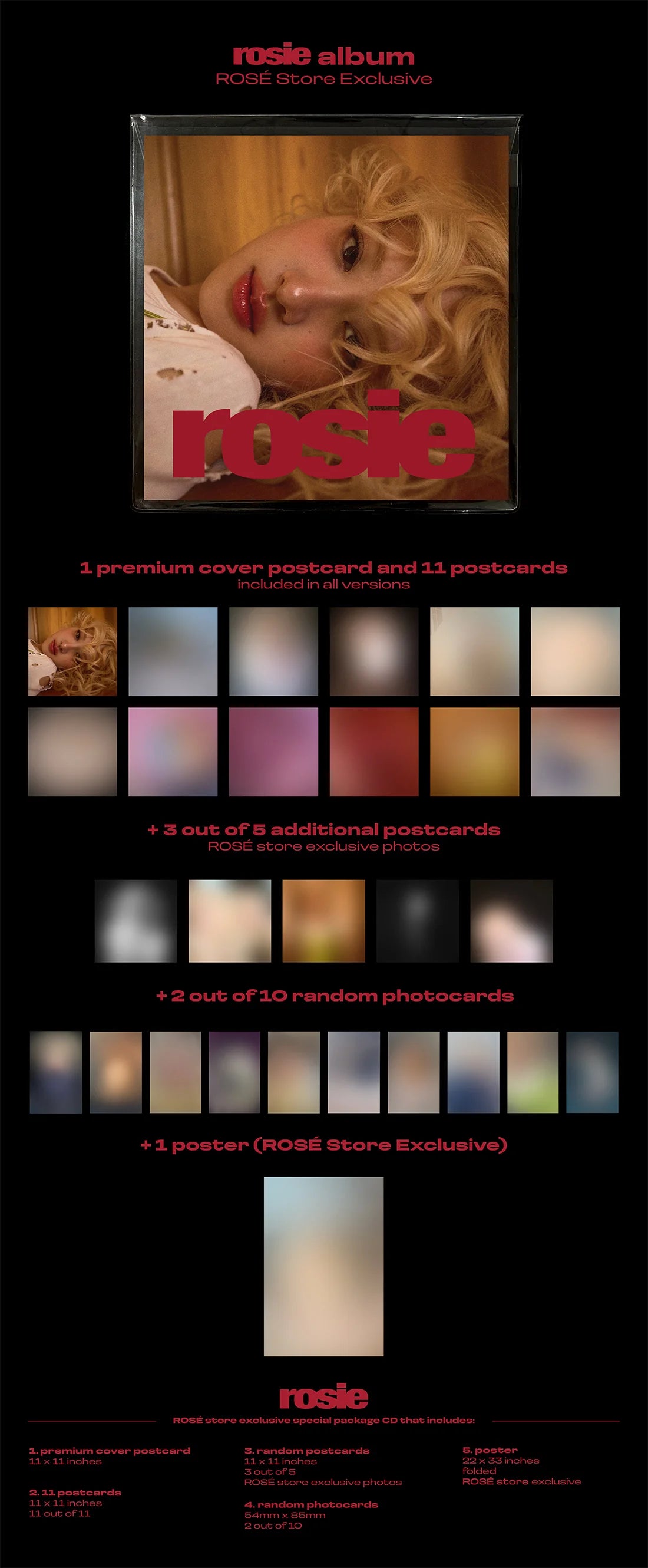 ROSÉ - rosie album (ROSÉ Store Exclusive)