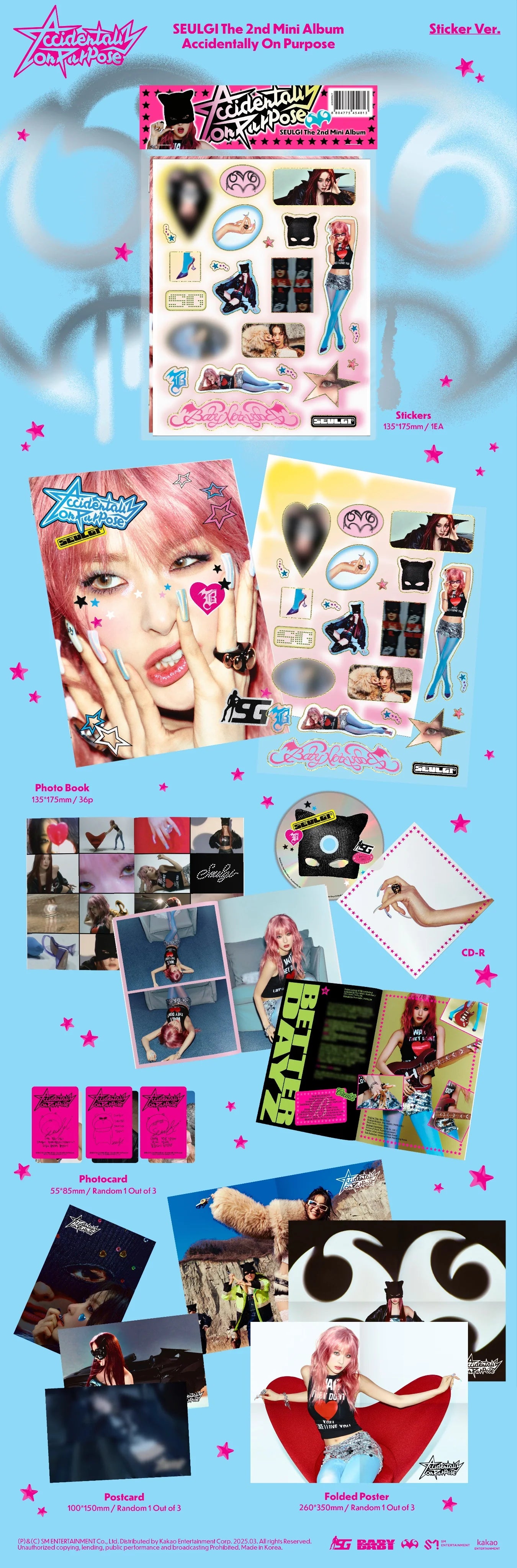 SEULGI - The 2nd Mini Album 'Accidentally On Purpose’ + MAKESTAR GIFT