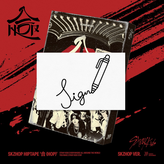 STRAY KIDS -  SKZHOP HIPTAPE 合 (HOP) (SKZHOP VER.) (Signed)