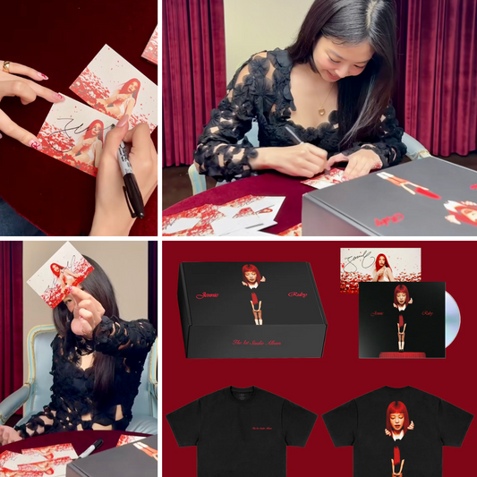 JENNIE - (SIGNED) Ruby CD Boxset with Tee (D2C Exclusive)