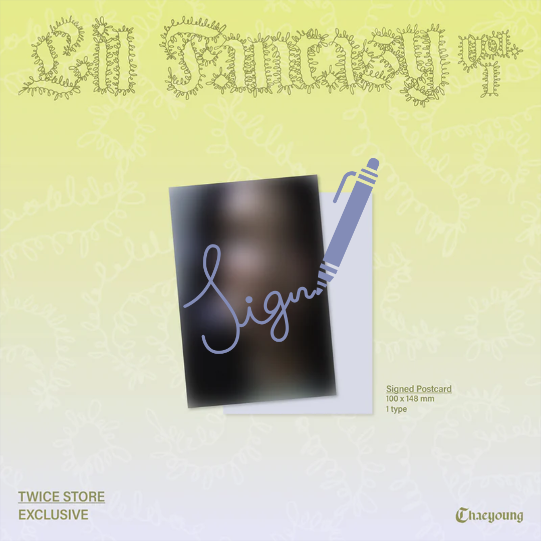 (PREVENTA) (TWICE) CHAEYOUNG - 1st Album LIL FANTASY vol.1 (SIGNED) TWICE SHOP