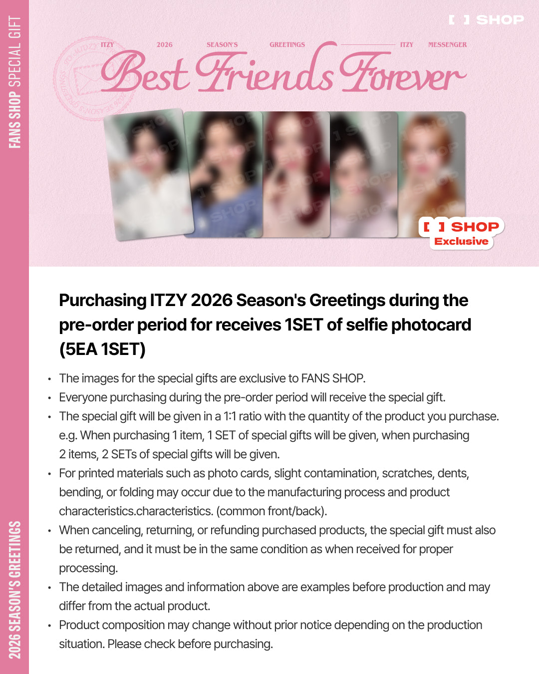 (PREVENTA) JYP - 2026 SEASON'S GREETINGS + FANS SHOP GIFT