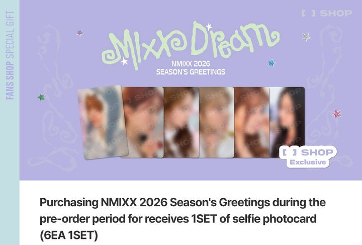 (PREVENTA) JYP - 2026 SEASON'S GREETINGS + FANS SHOP GIFT