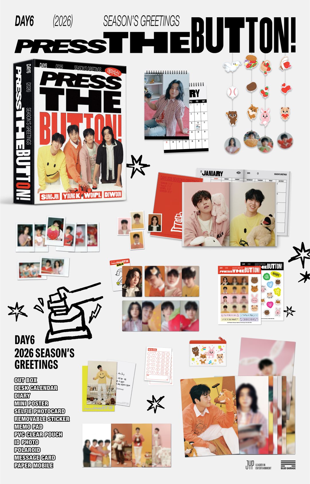 (PREVENTA) JYP - 2026 SEASON'S GREETINGS + MAKESTAR GIFT