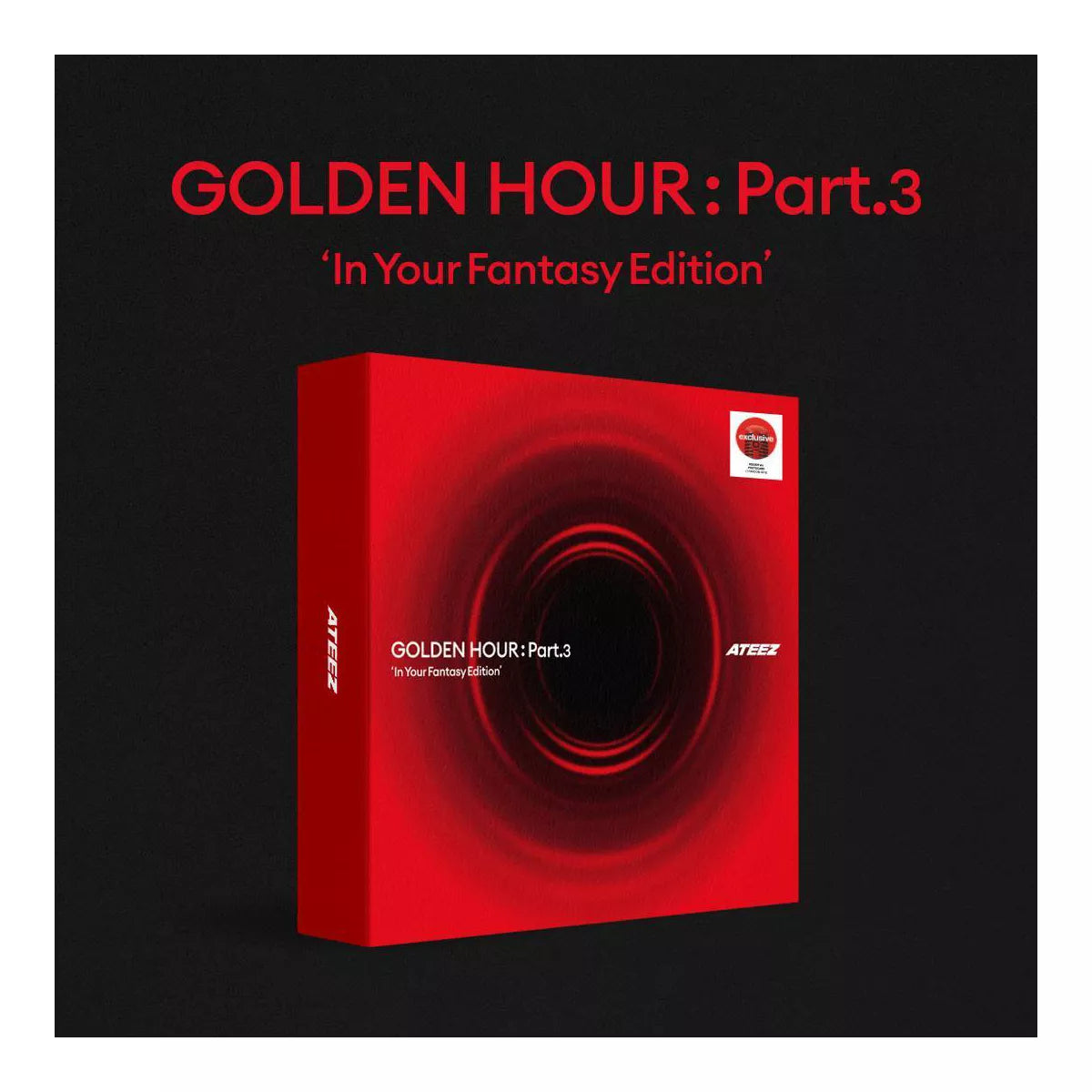(PREVENTA) ATEEZ - GOLDEN HOUR : Part.3 'In Your Fantasy Edition' (TARGET EXCLUSIVE)