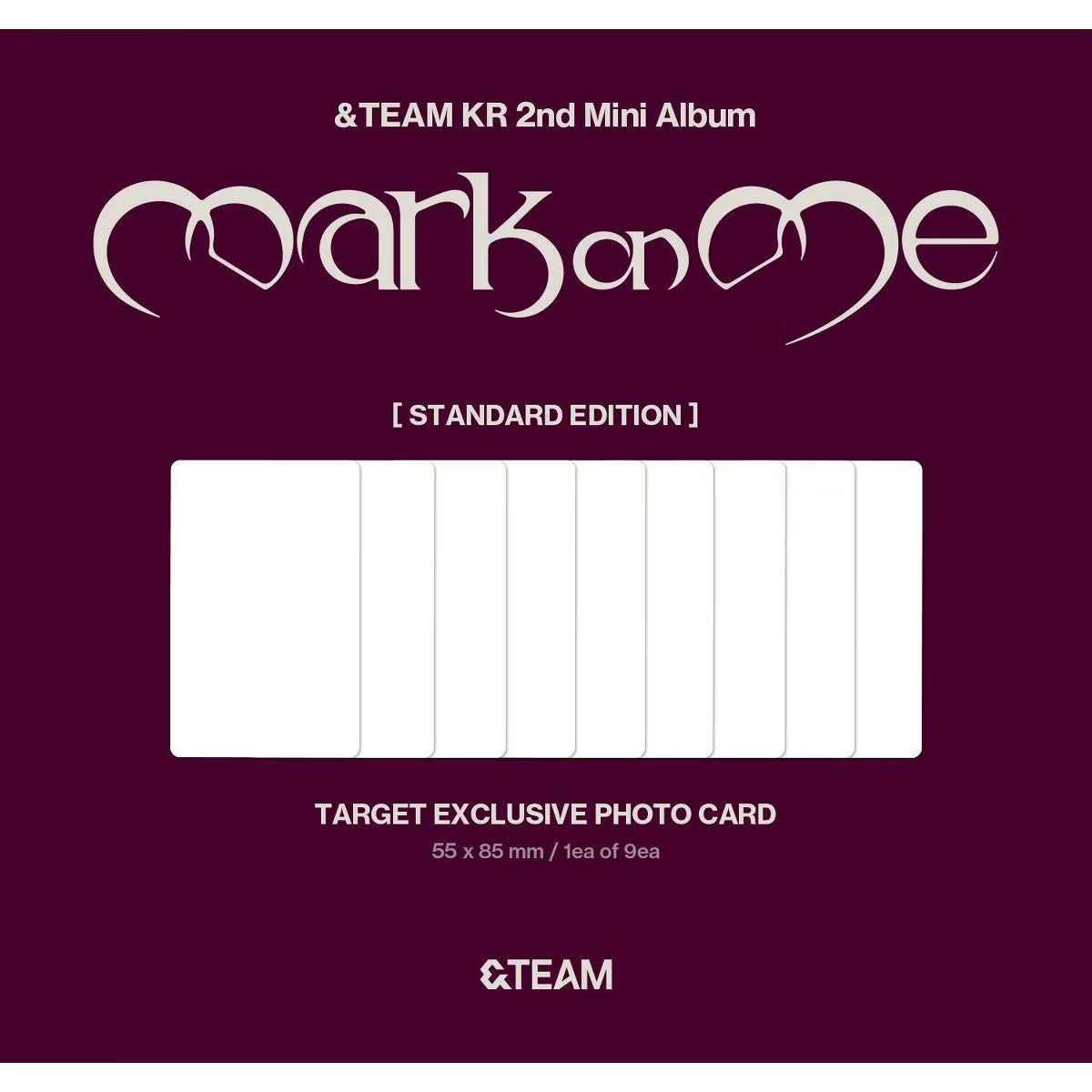 (PREVENTA) &TEAM - Mark On Me (Target Exclusive)
