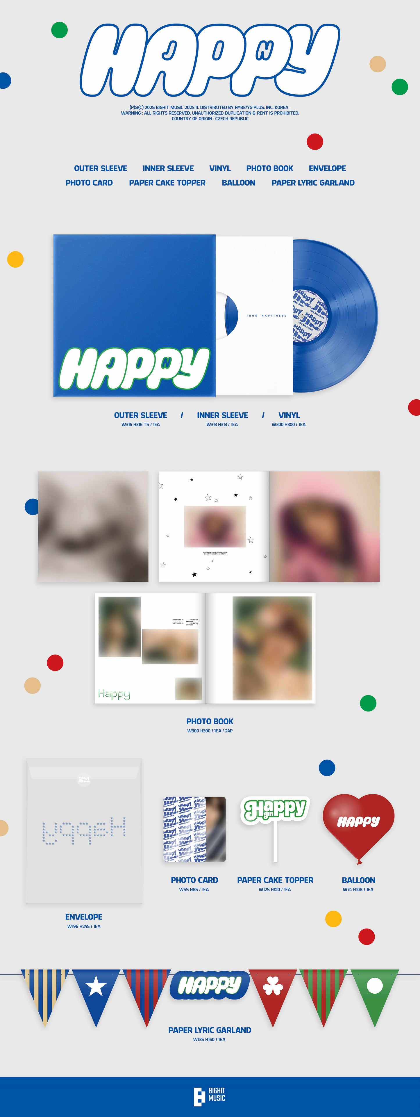 (PREVENTA) JIN - HAPPY (LP)