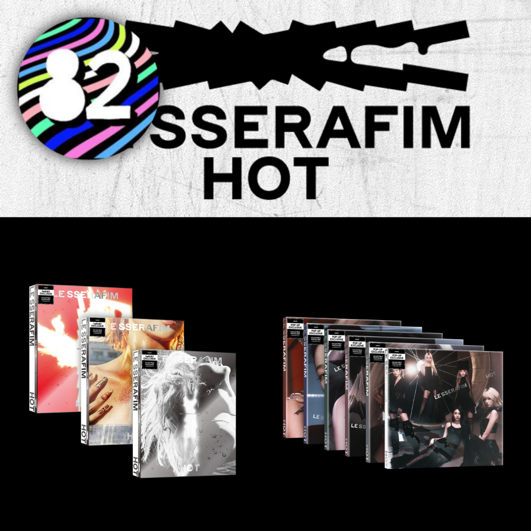 LE SSERAFIM - 5th Mini Album 'HOT' + HELLO82 EXCLUSIVE