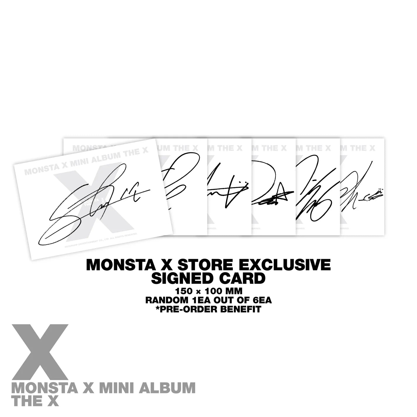 (PREVENTA) MONSTA X - THE X (SIGNED)
