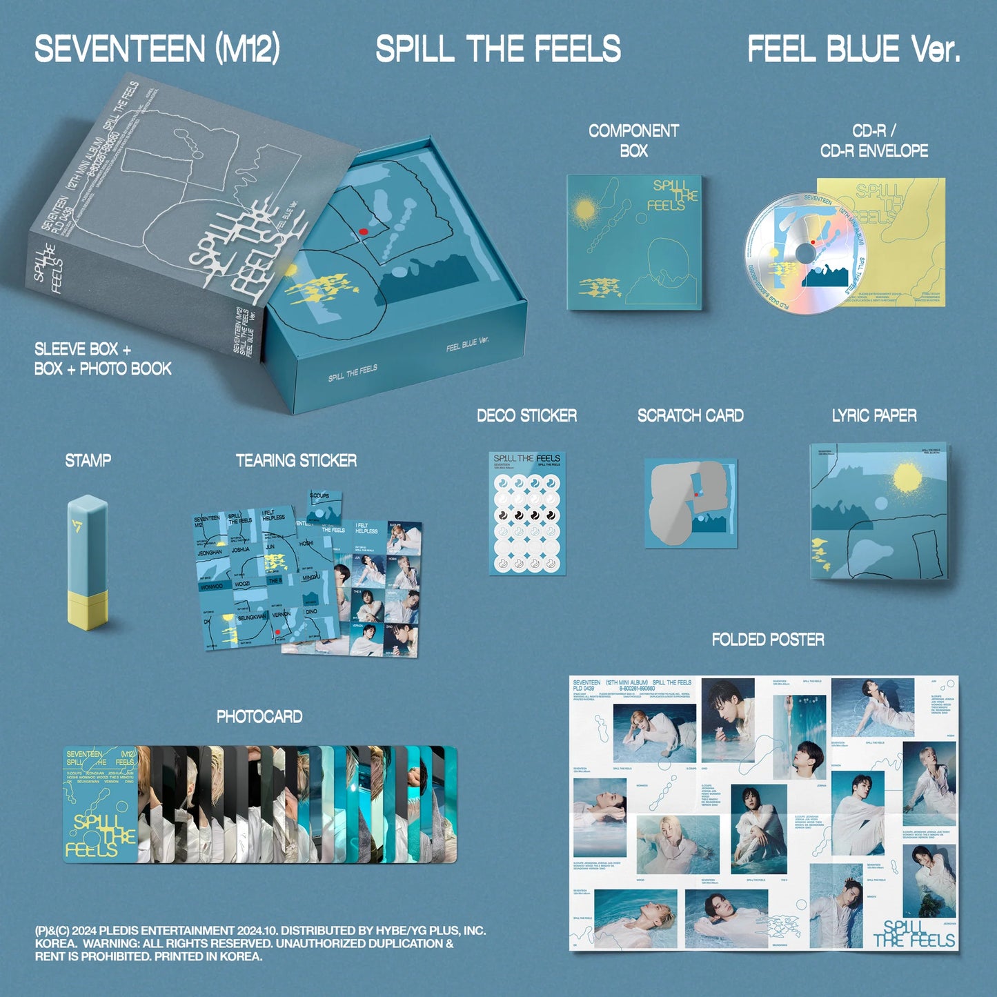 (AUTOGRAFIADO) SEVENTEEN - SPILL THE FEELS + SIGNED CARD
