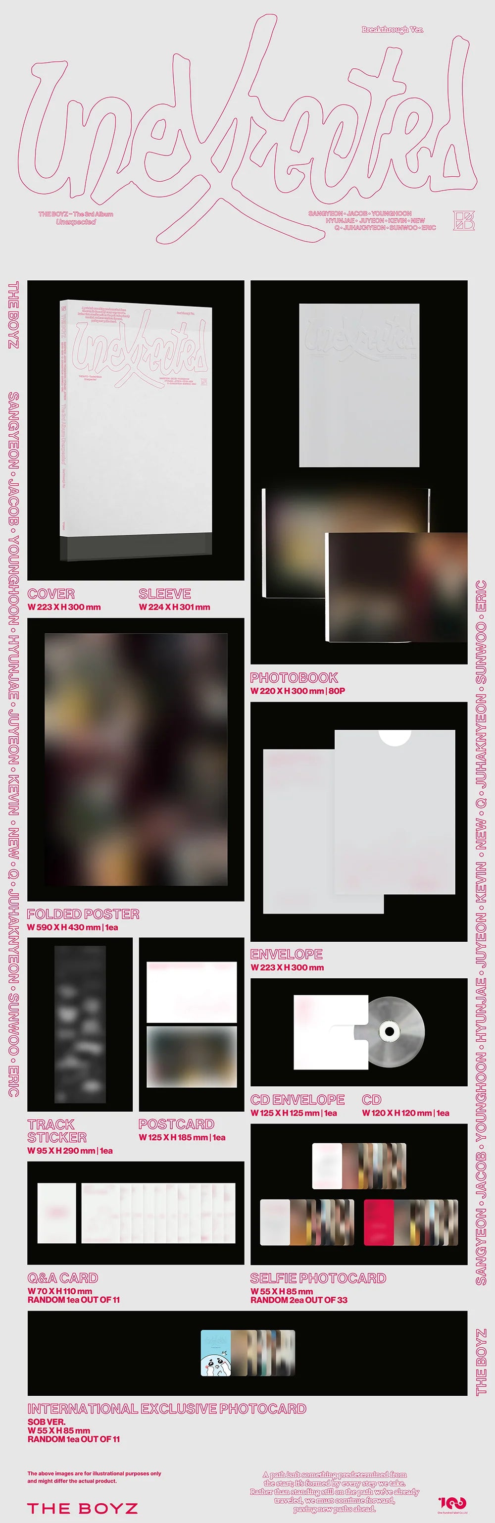 THE BOYZ - UNEXPECTED (SIGNED ALBUM)