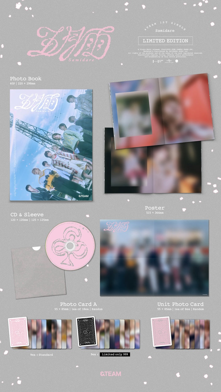 &TEAM - 1st SINGLE + WEVERSE JAPAN SHOP GIFT : HOLOGRAPHIC PHOTOCARD