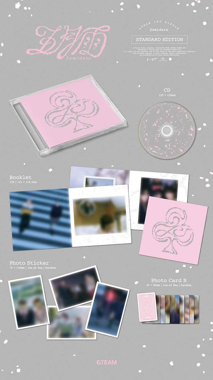 &TEAM - 1st SINGLE + WEVERSE JAPAN SHOP GIFT : HOLOGRAPHIC PHOTOCARD