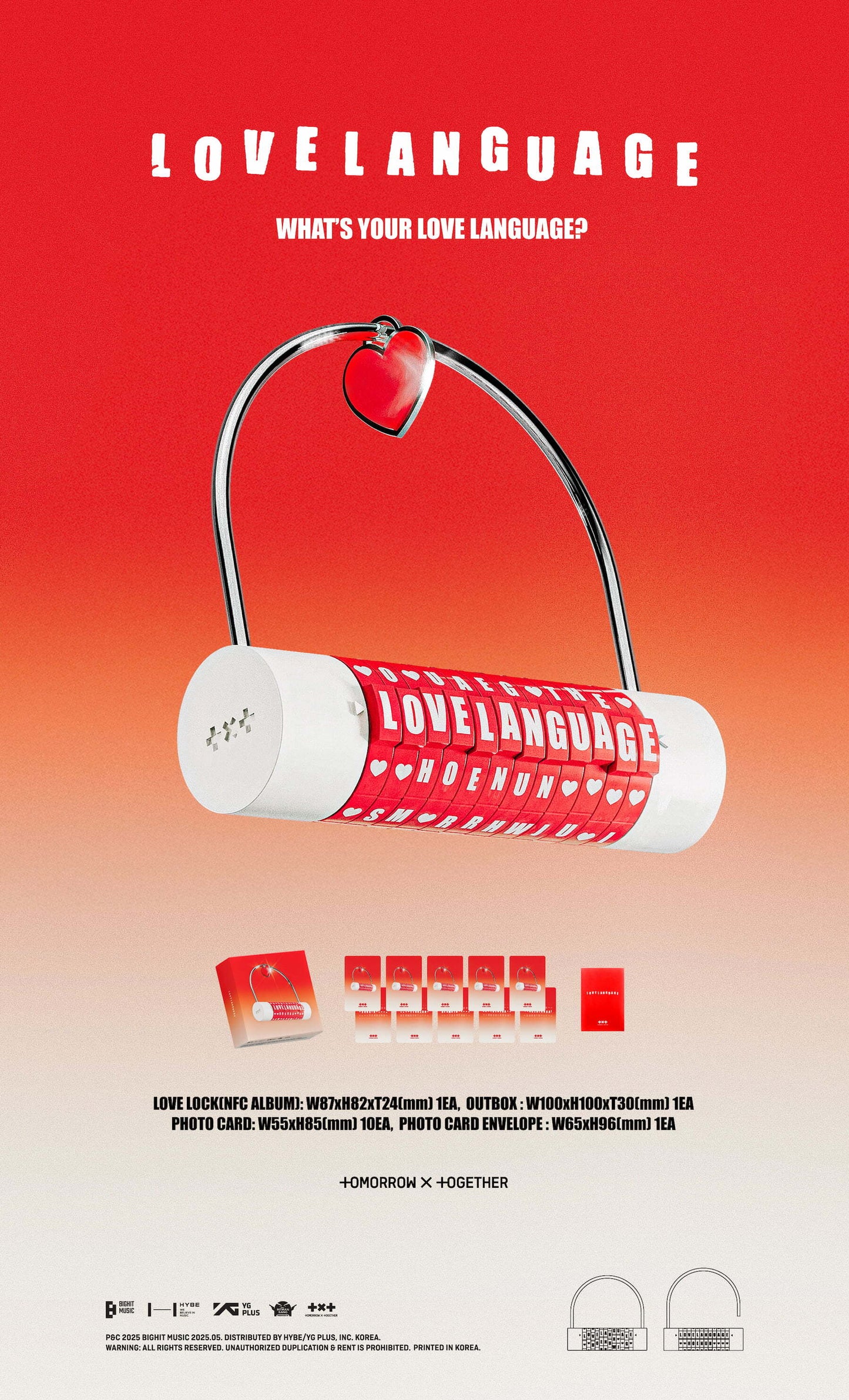 TXT - LOVE LANGUAGE + WEVERSE GIFT