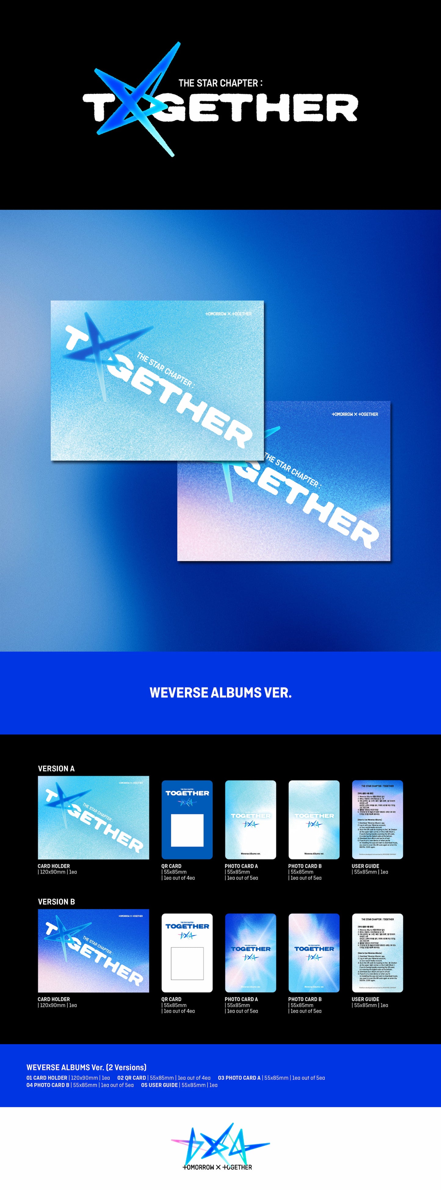 TXT - 4th Studio Album “THE STAR CHAPTER: TOGETHER” + WEVERSE GIFT