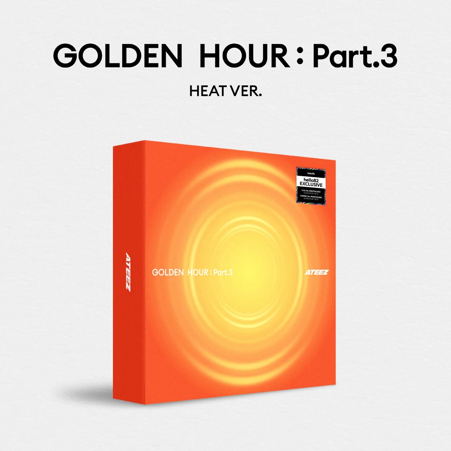 (PREVENTA) ATEEZ - GOLDEN HOUR : Part.3 + HELLO82 GIFT