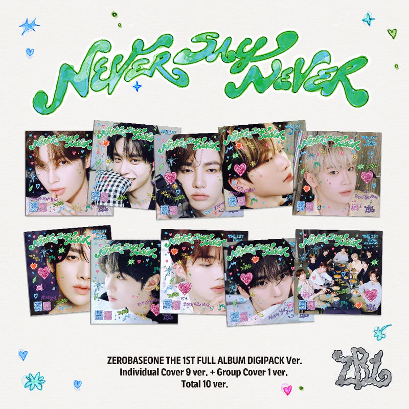 (PREVENTA) ZEROBASEONE - THE 1ST FULL ALBUM - NEVER SAY NEVER (SIGNED)