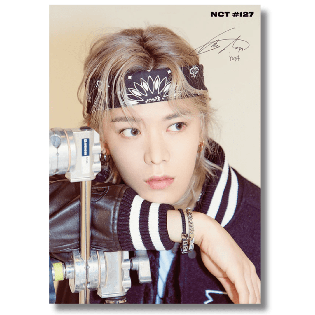 (AUROGRAFIADO) NCT 127 - NEO ZONE POSTER W/HANDWRITTEN AUTOGRPH - SIGNED BY YUTA - K-POP WORLD