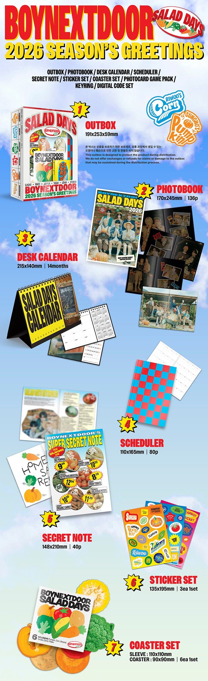 (PREVENTA) BOYNEXTDOOR - 2026 SEASON'S GREETINGS + WEVERSE GIFT