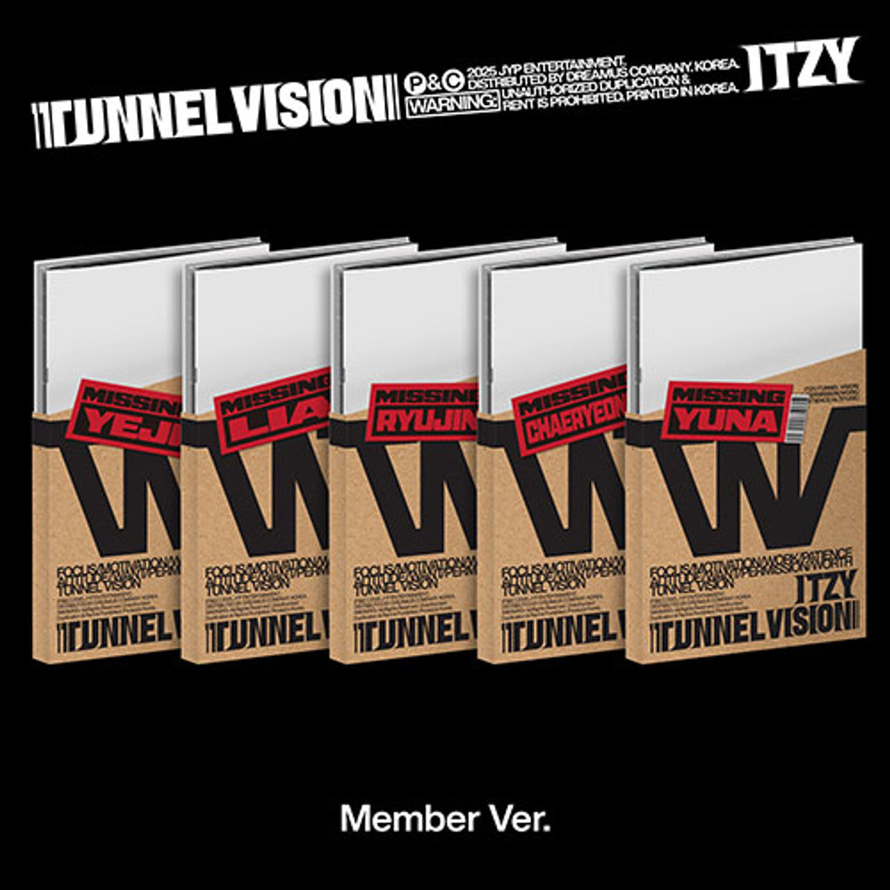 (PREVENTA) ITZY - TUNNEL VISION + FANS SHOP GIFT