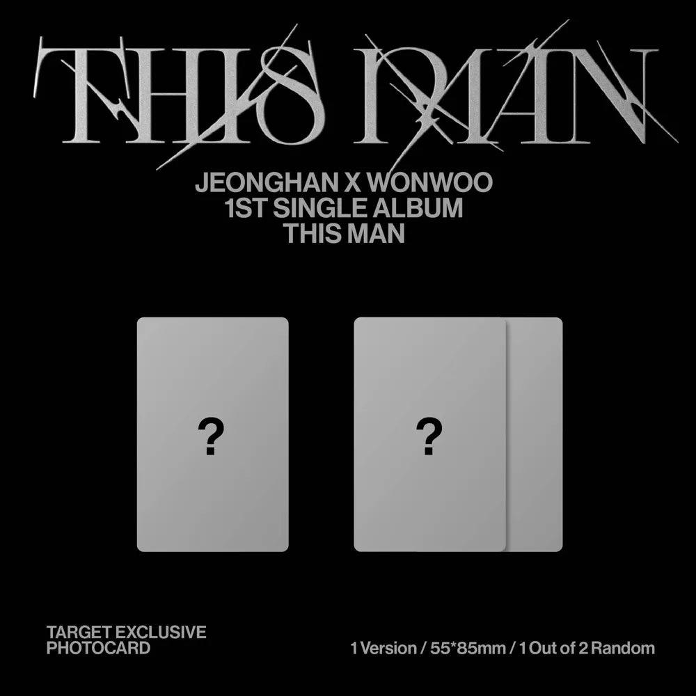 Jeonghan X Wonwoo (SVT) - 1st Single Album 'This Man' (Target Exclusive) - K-POP WORLD