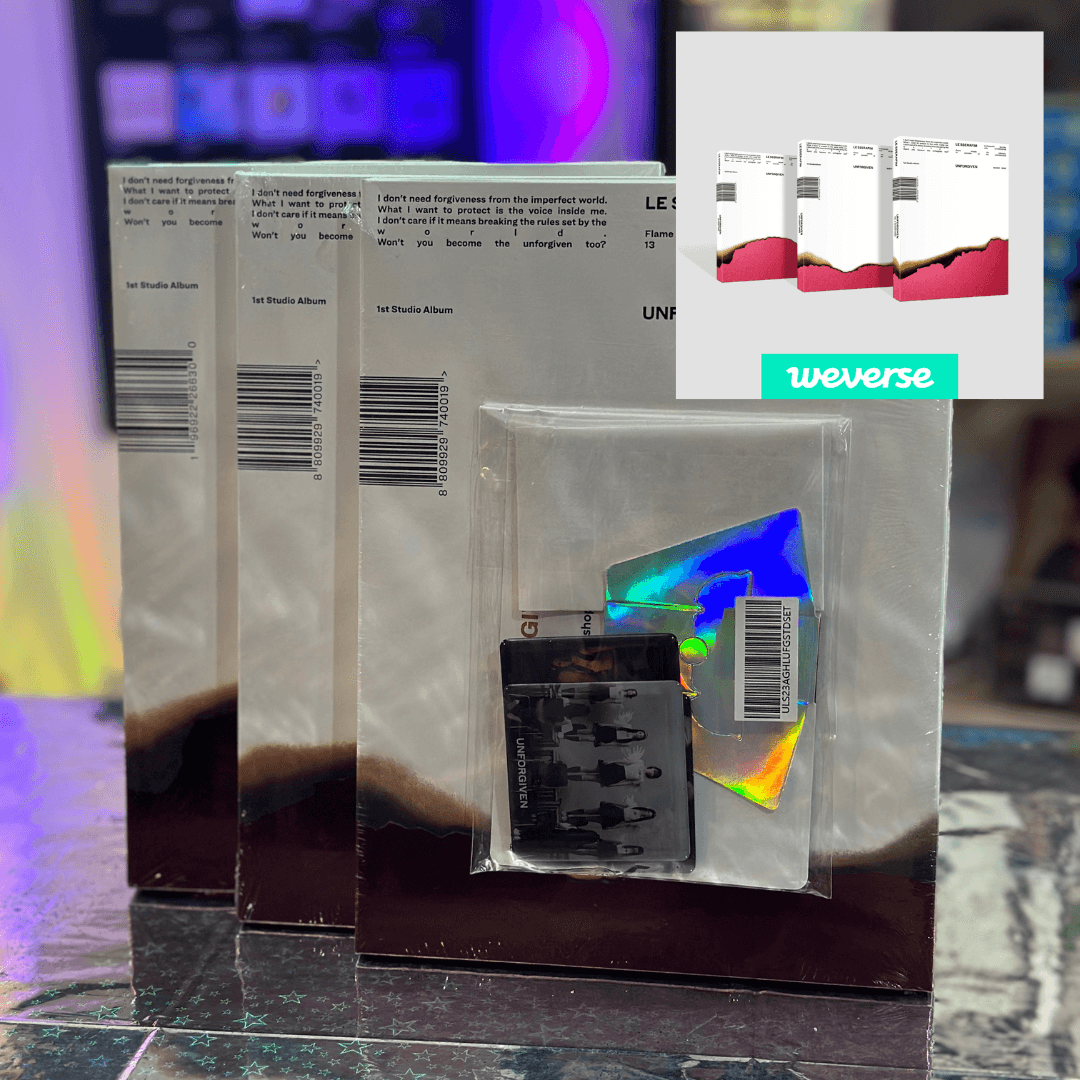 LE SSERAFIM - 1st Studio Album 'UNFORGIVEN' (SET) + WEVERSE GIFT - K-POP WORLD
