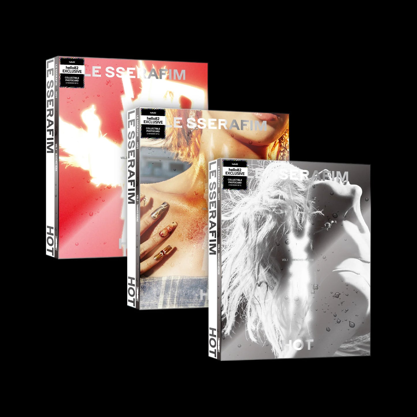 LE SSERAFIM - 5th Mini Album 'HOT' + HELLO82 EXCLUSIVE