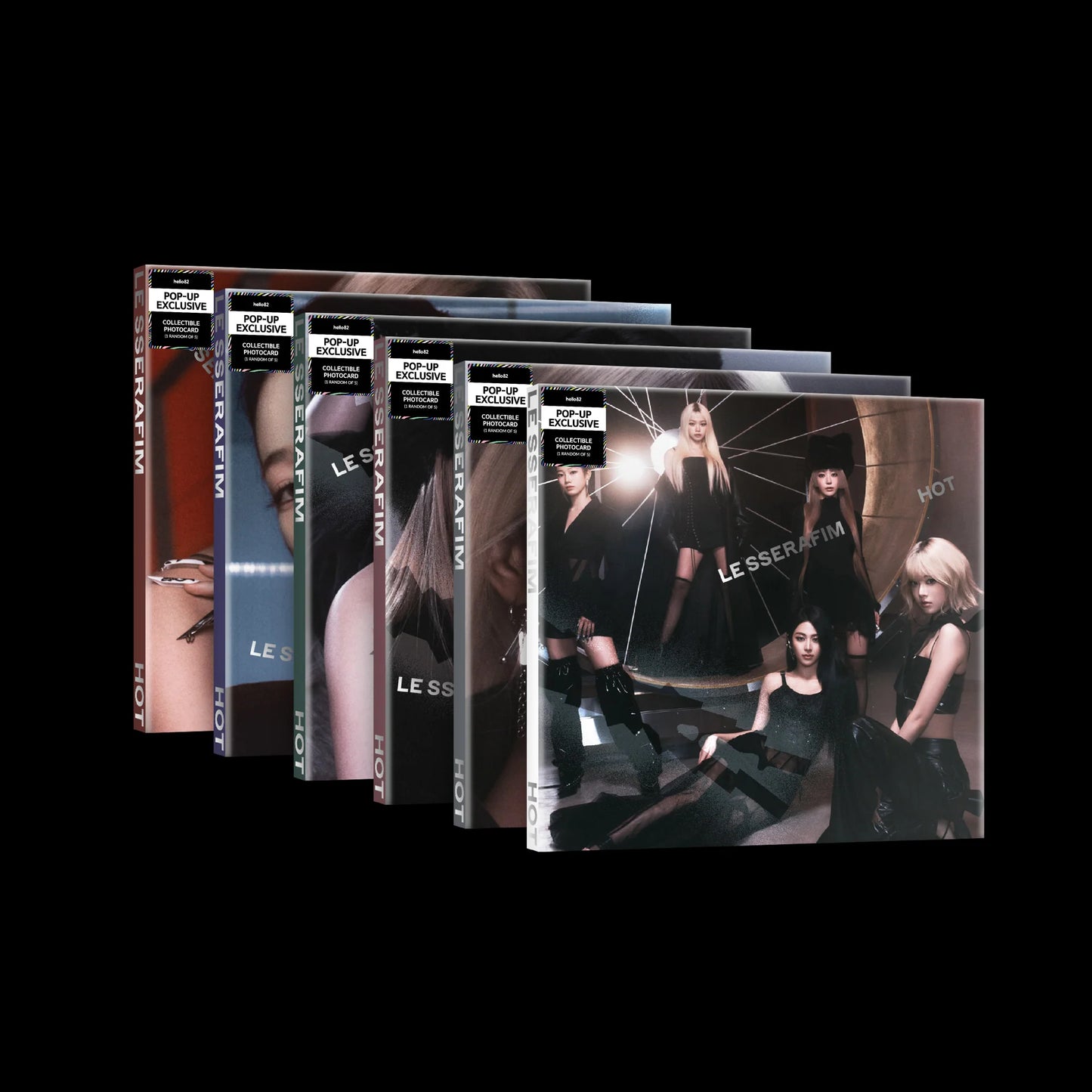 LE SSERAFIM - 5th Mini Album 'HOT' + HELLO82 EXCLUSIVE