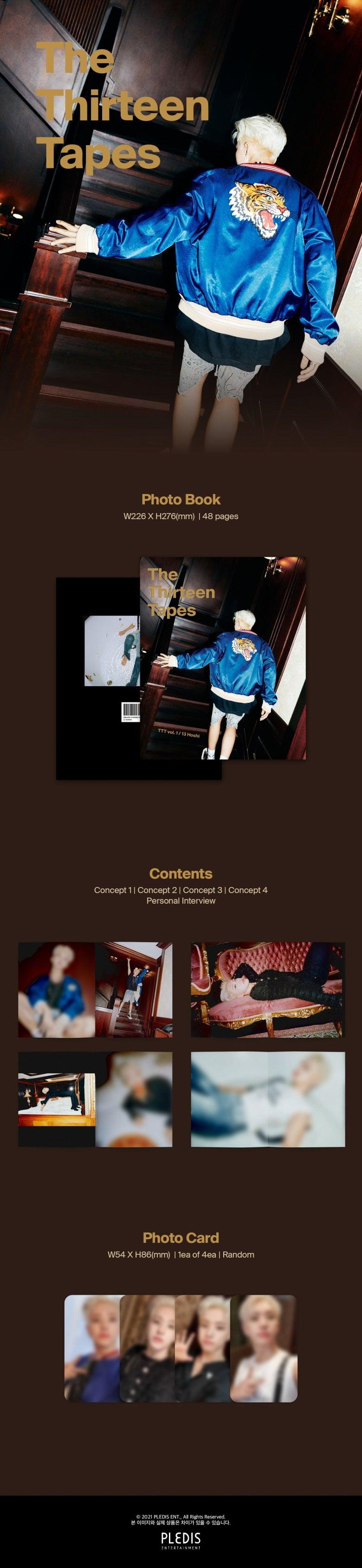 SEVENTEEN HOSHI - THE THIRTEEN TAPES (TTT)' VOL. 1/13 (7373838123143)