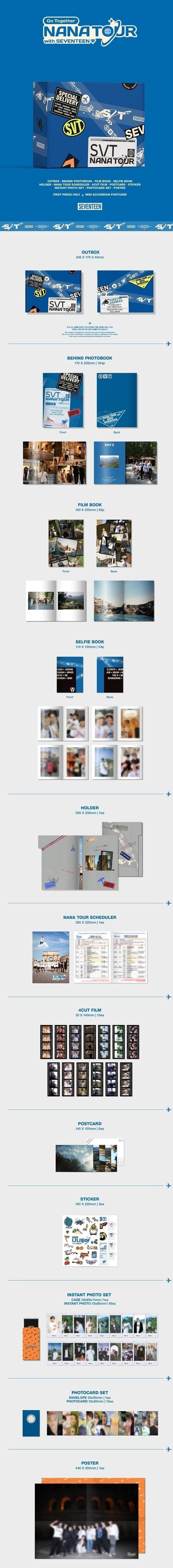 SEVENTEEN - NANA TOUR WITH SEVENTEEN 2024 MOMENT PACKAGE + weverse gift - K-POP WORLD