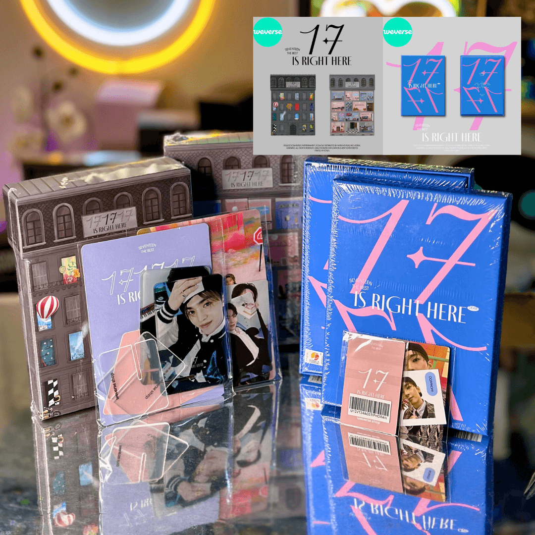 SEVENTEEN - SEVENTEEN BEST ALBUM '17 IS RIGHT HERE' + WEVERSE GIFT - K-POP WORLD