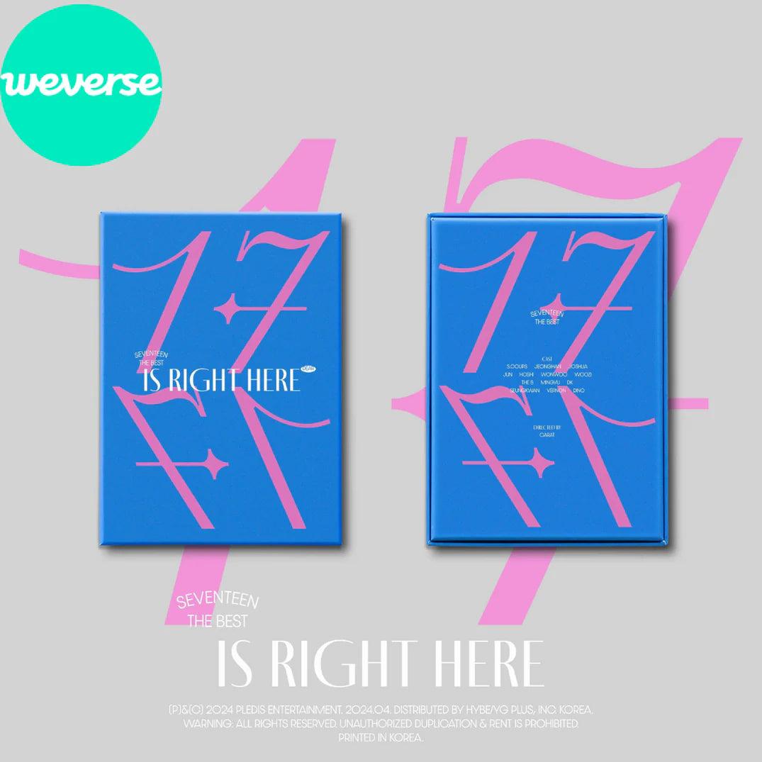 SEVENTEEN - SEVENTEEN BEST ALBUM '17 IS RIGHT HERE' + WEVERSE GIFT - K-POP WORLD