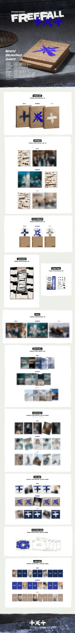 (PREVENTA) TXT - The Name Chapter: FREEFALL STANDARD + signed Blue Spring Card - K-POP WORLD (7425565982855)