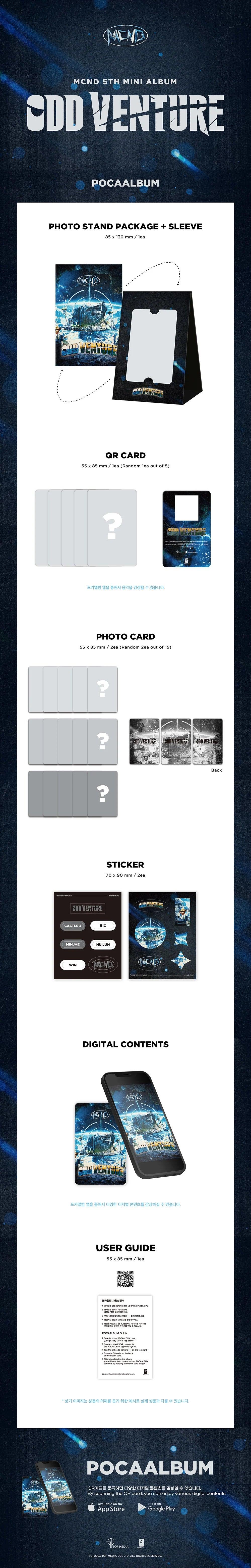 (PREVENTA) MCND - ODD VENTURE 5TH MINI ALBUM - K-POP WORLD (7468644237447)