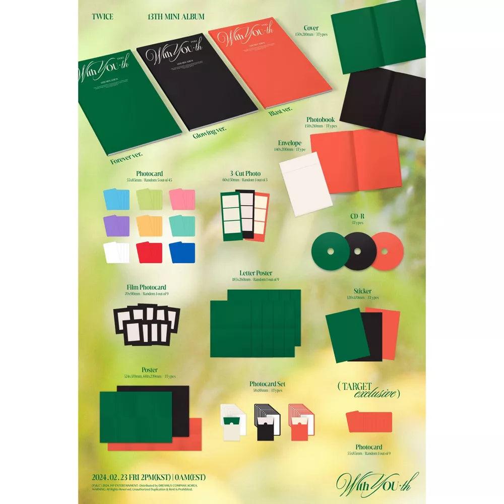 TWICE - With YOU-th (Target Exclusive, CD) - K-POP WORLD