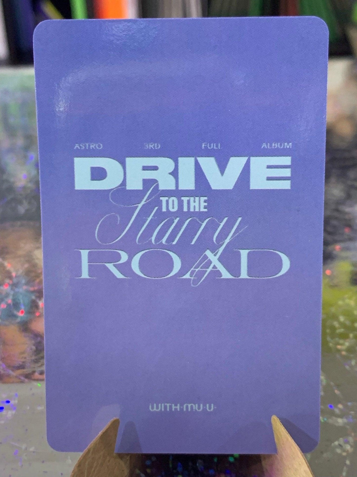 ASTRO CHA EUN WOO - WITHMUU P.O.B PHOTOCARD - K-POP WORLD (7390650204295)