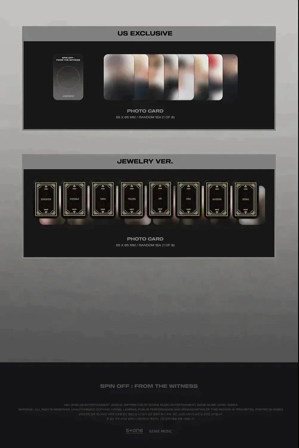 ATEEZ - SPIN OFF : FROM THE WITNESS (Jewelry Ver.) ALBUM AUTOGRAFIADO - K-POP WORLD (6868030095495)
