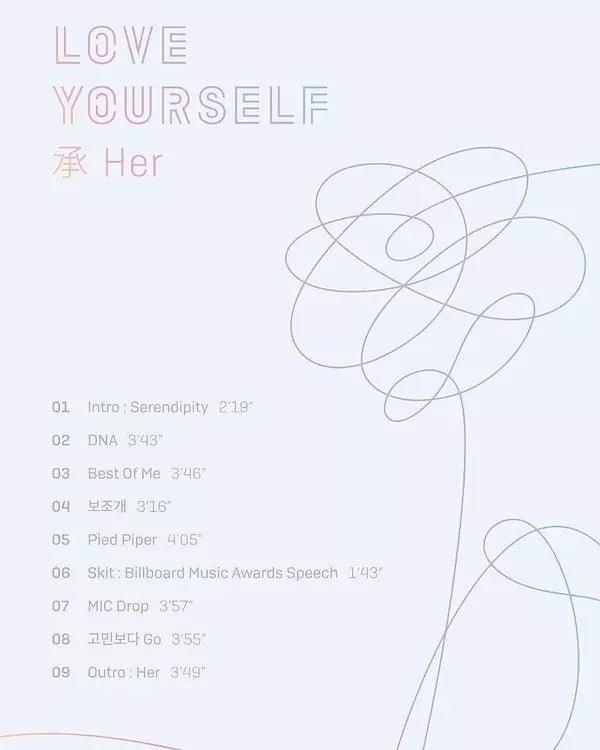 BTS - 5TH MINI ALBUM LOVE YOURSELF 承 HER - K-POP WORLD (6767855370375)