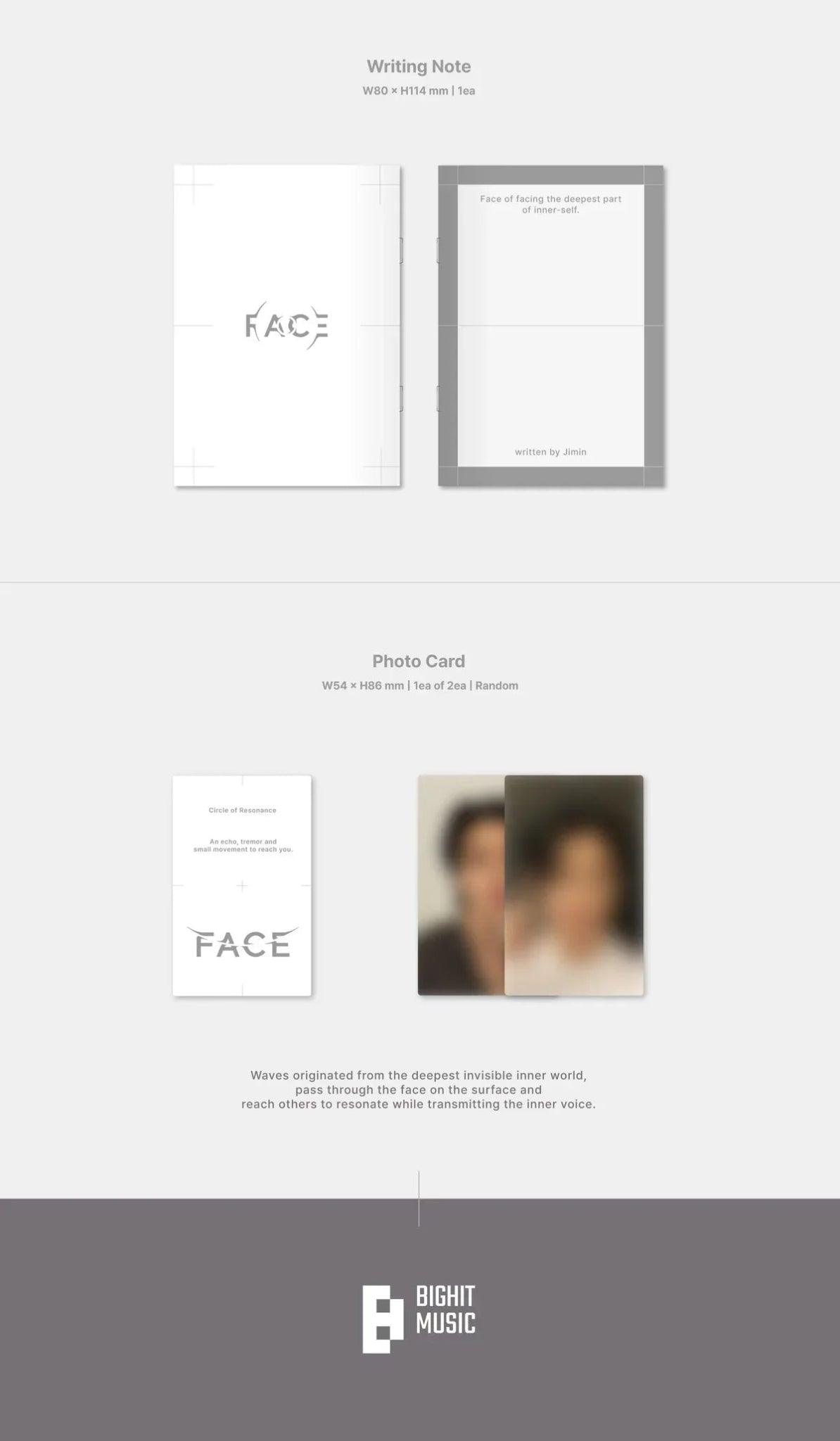 BTS JIMIN - FACE 1ST SOLO ALBUM WEVERSE ALBUM VER. - K-POP WORLD (7377096769671)