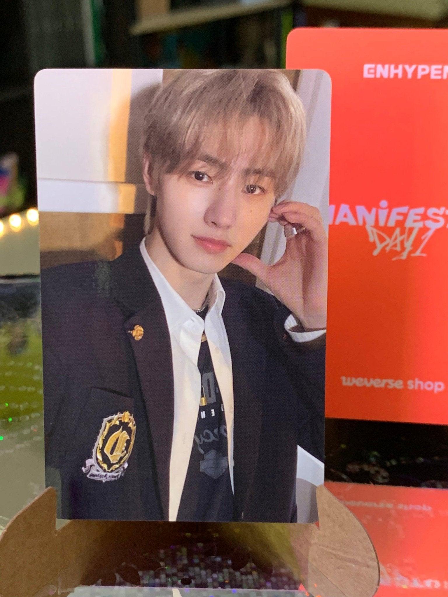 ENHYPEN - MANIFESTO WEVERSE LUCKY DRAW P.O.B PHOTOCARDS - K-POP WORLD (7382774743175)