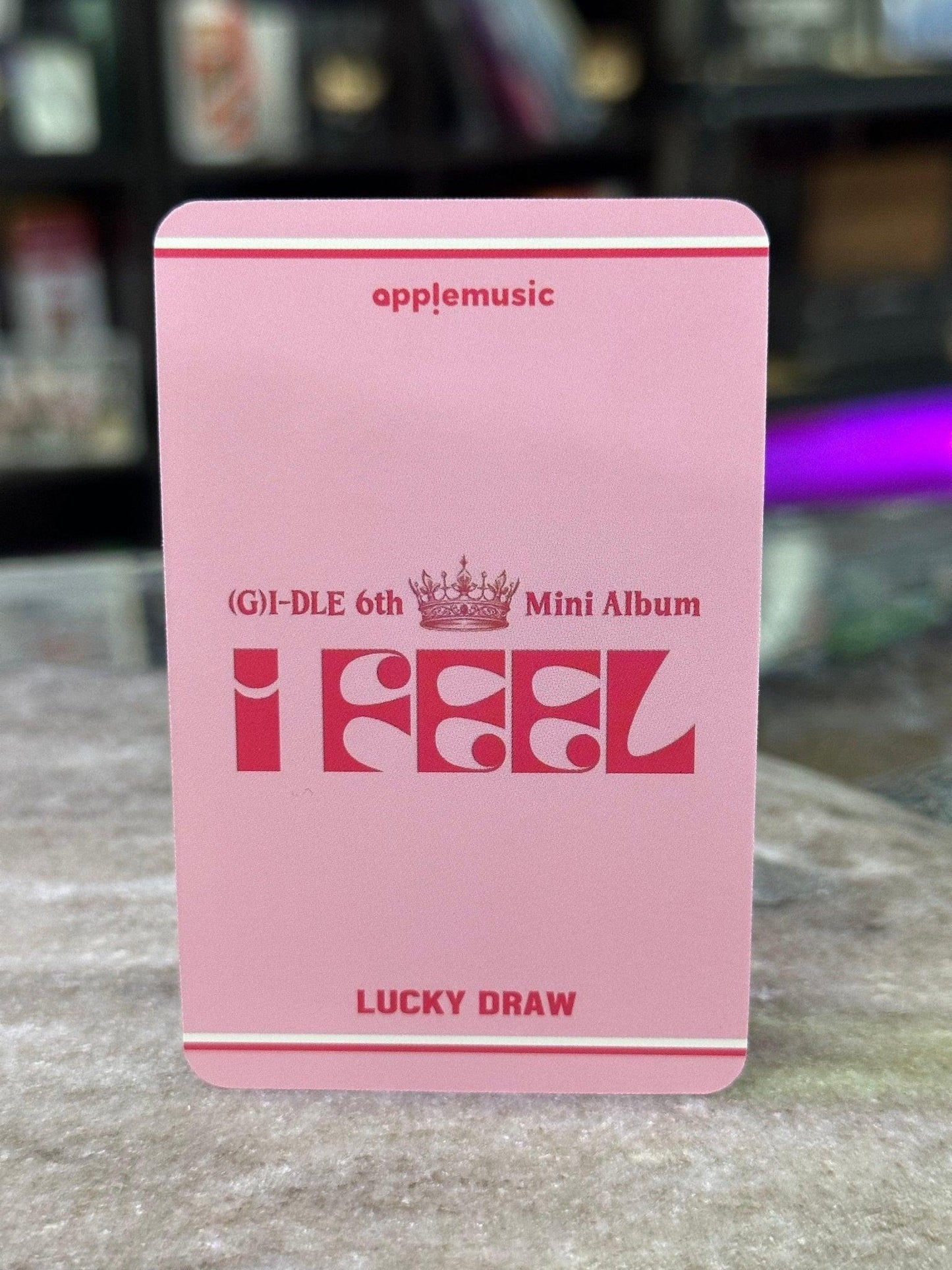(G)I-DLE - I FEEL APPLEMUSIC P.O.B PHOTOCARDS - K-POP WORLD (7400948564103)