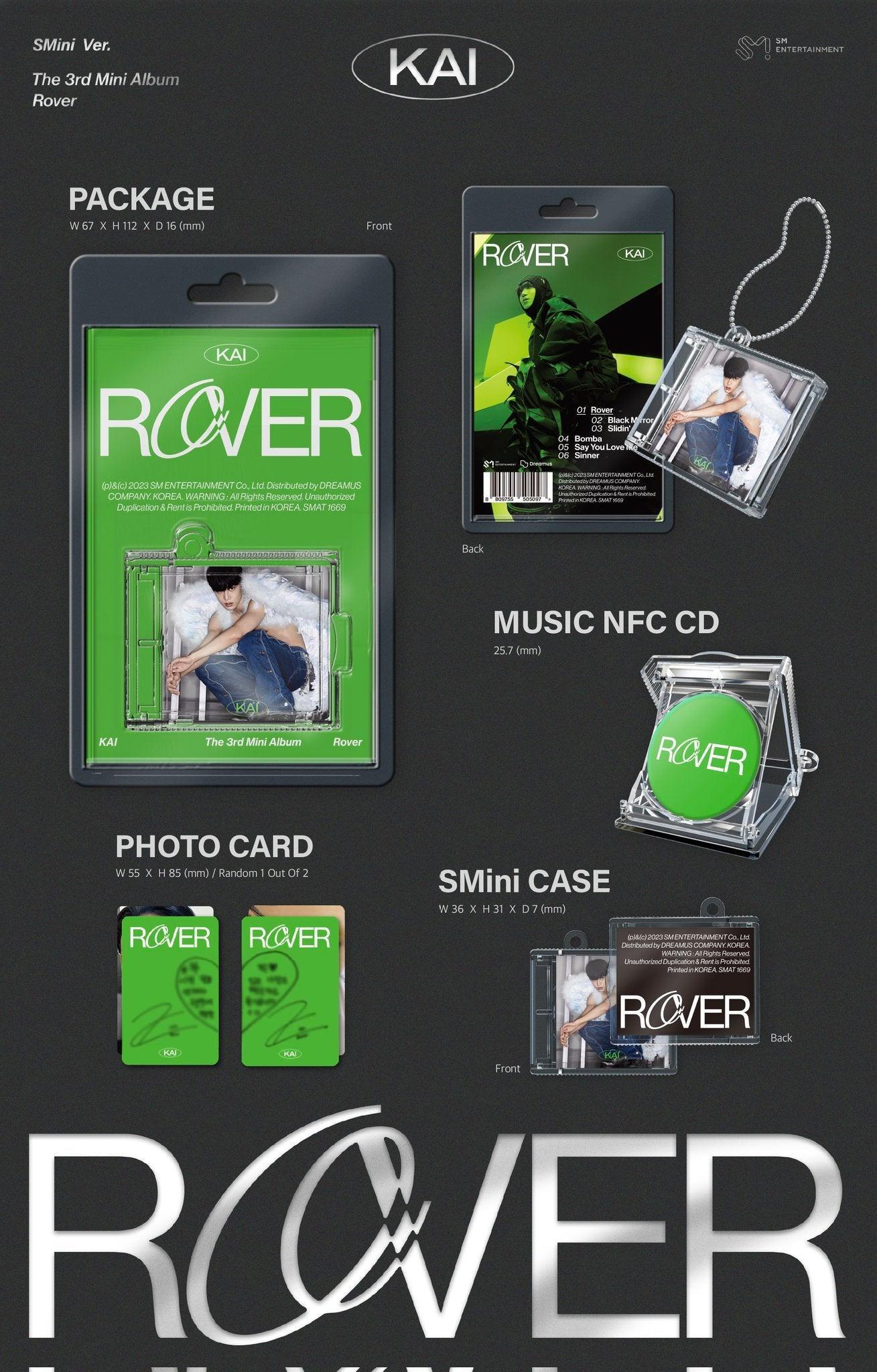 KAI - ROVER 3RD MINI ALBUM SMINI VER. - K-POP WORLD (7377841815687)